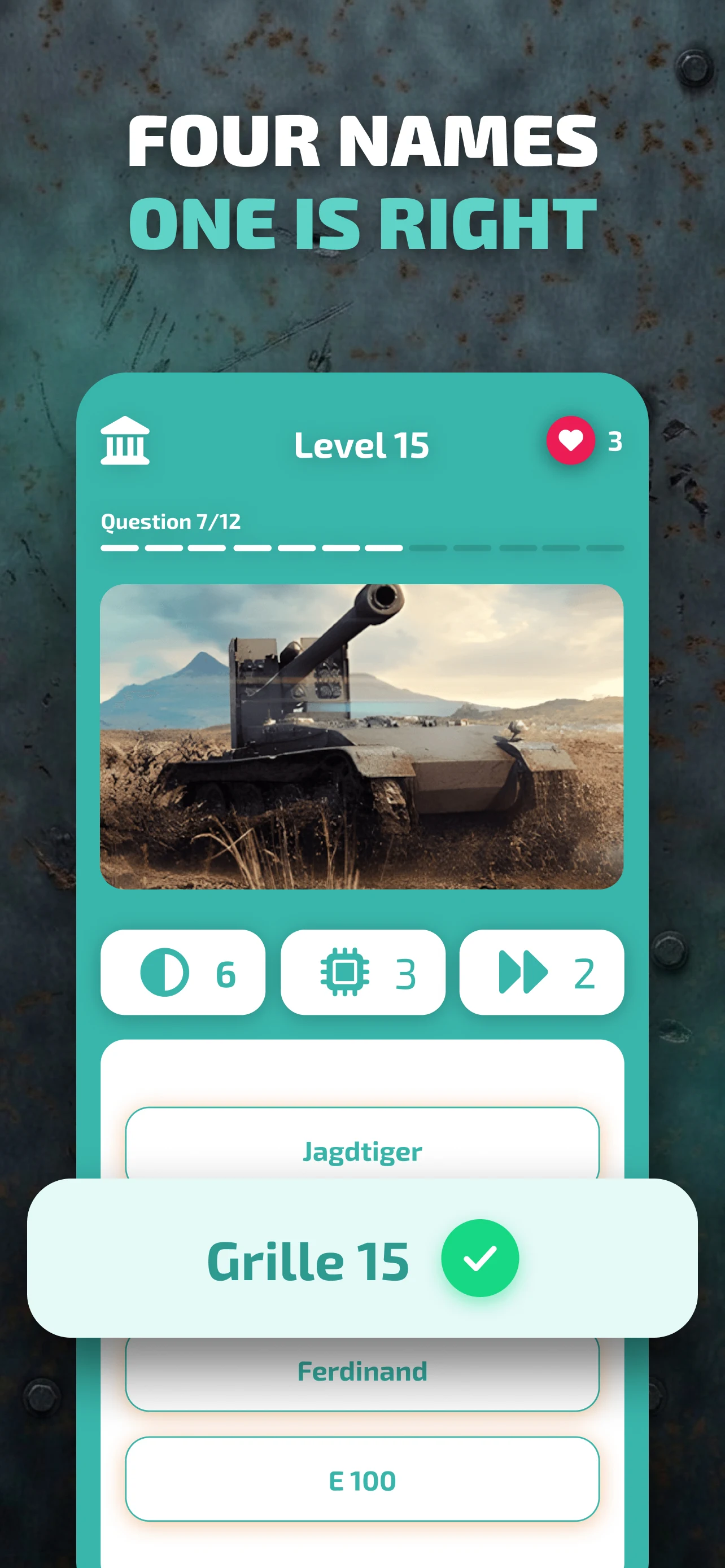 Tank Quiz: WW2 & Cold War screenshot